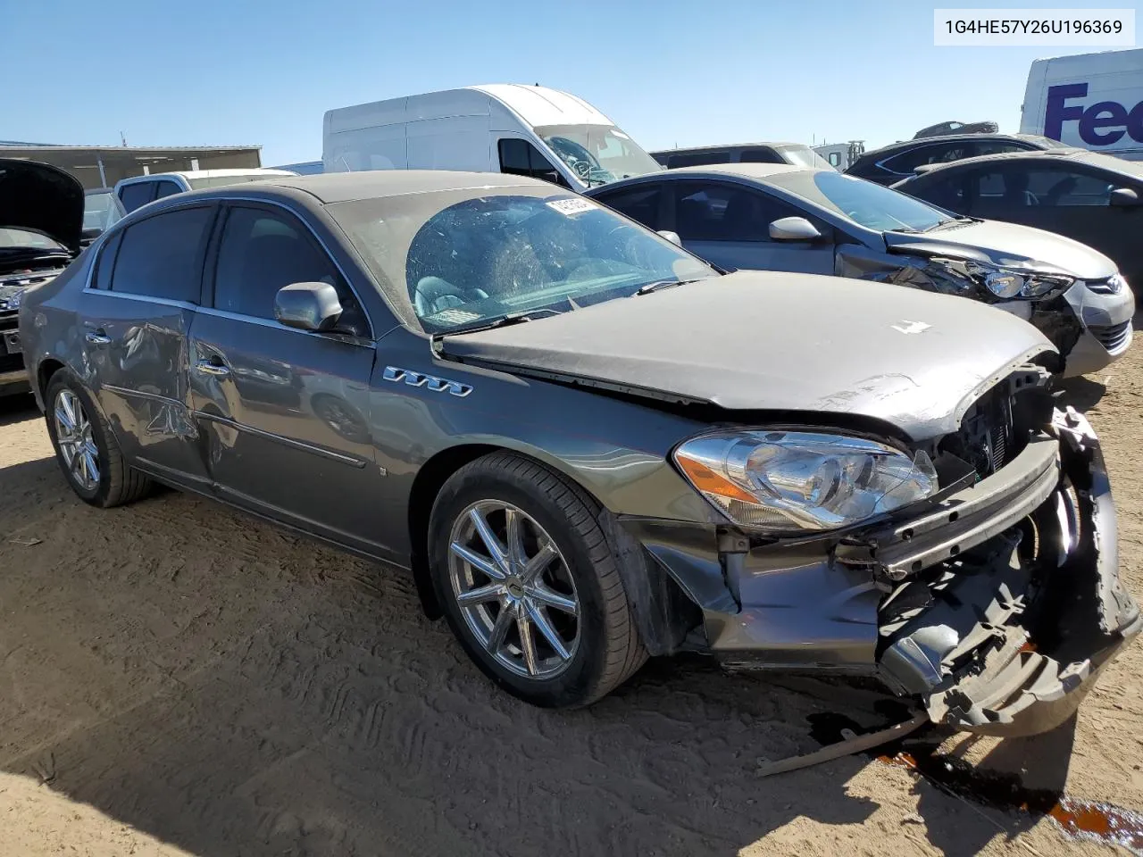 2006 Buick Lucerne Cxs VIN: 1G4HE57Y26U196369 Lot: 74215054