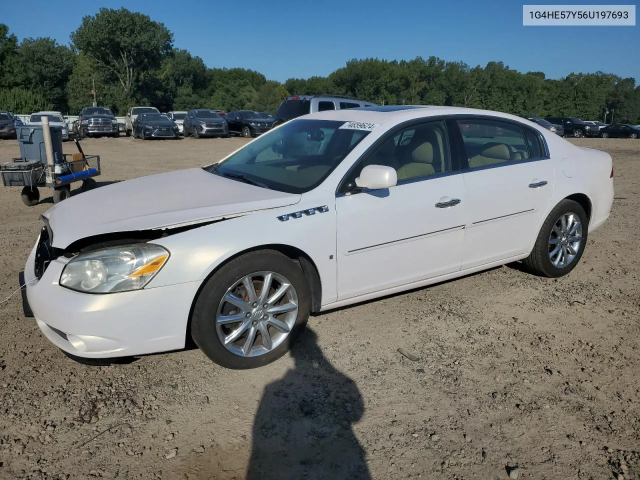 2006 Buick Lucerne Cxs VIN: 1G4HE57Y56U197693 Lot: 74659624