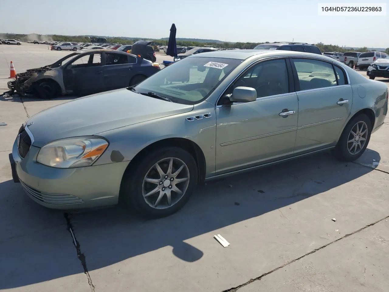 2006 Buick Lucerne Cxl VIN: 1G4HD57236U229863 Lot: 74894584