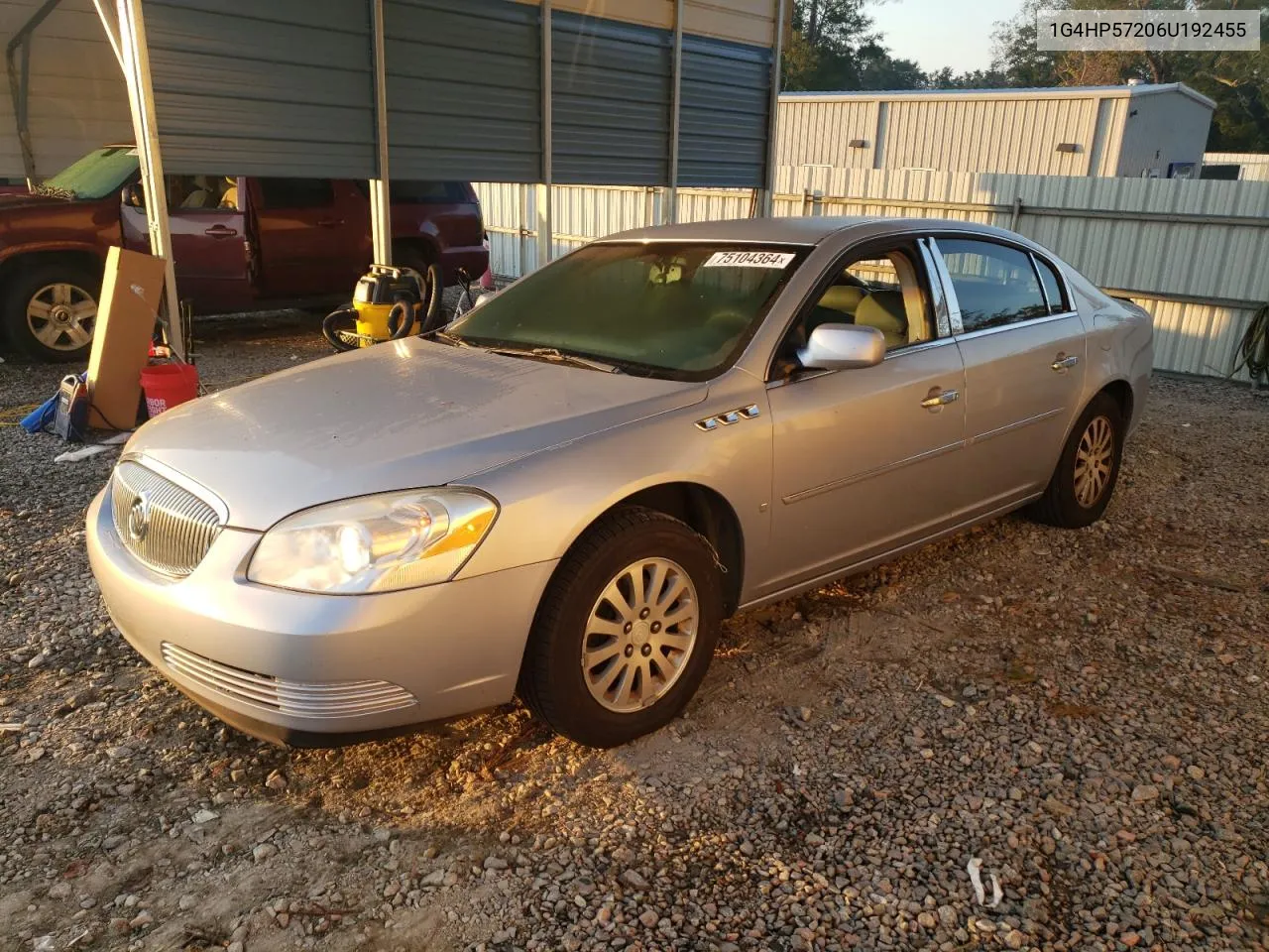 2006 Buick Lucerne Cx VIN: 1G4HP57206U192455 Lot: 75104364