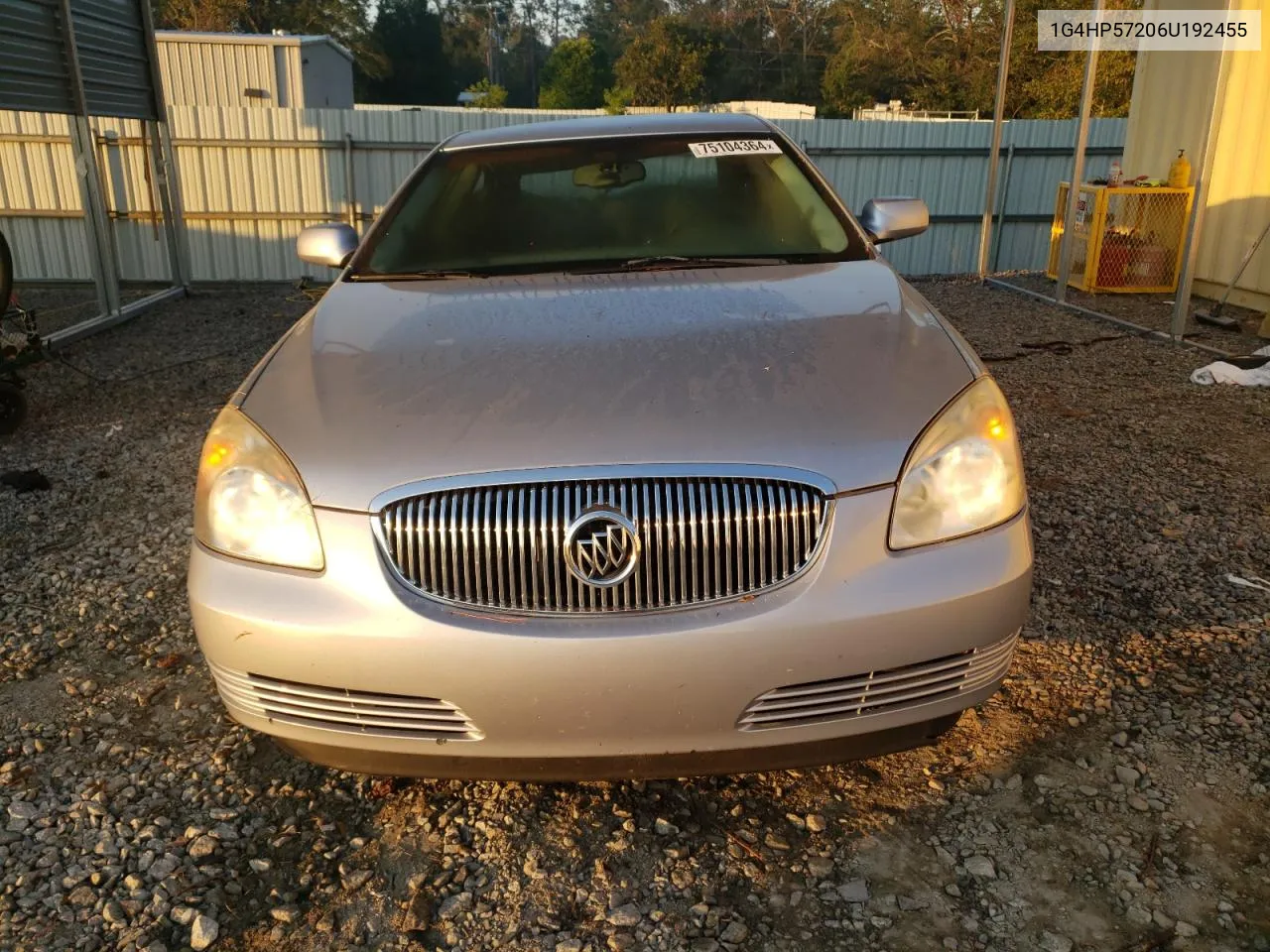 2006 Buick Lucerne Cx VIN: 1G4HP57206U192455 Lot: 75104364