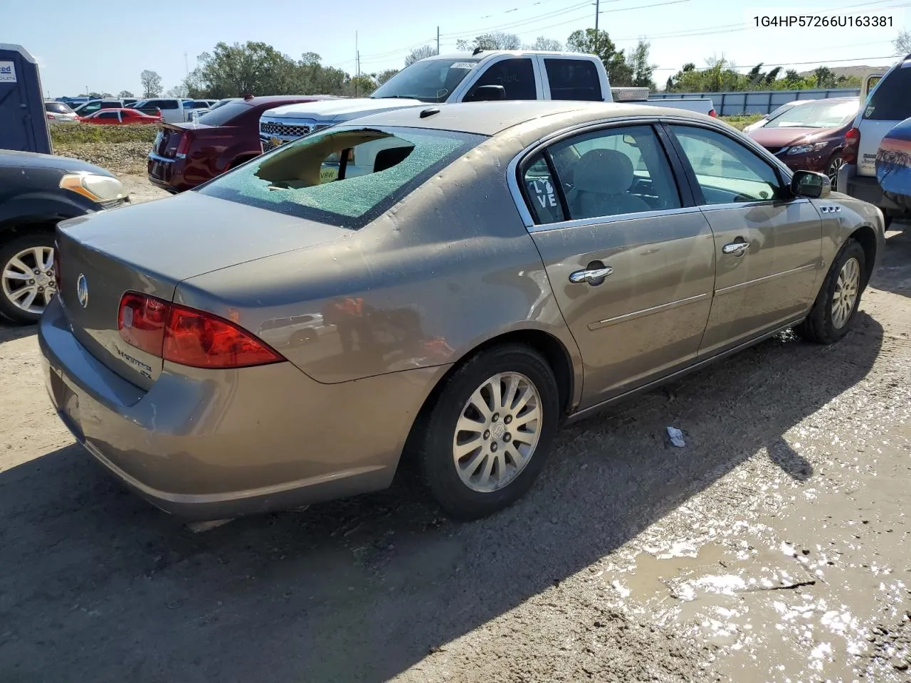 2006 Buick Lucerne Cx VIN: 1G4HP57266U163381 Lot: 75161954