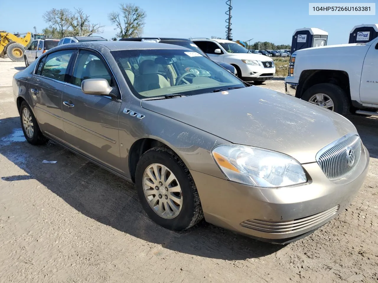 2006 Buick Lucerne Cx VIN: 1G4HP57266U163381 Lot: 75161954