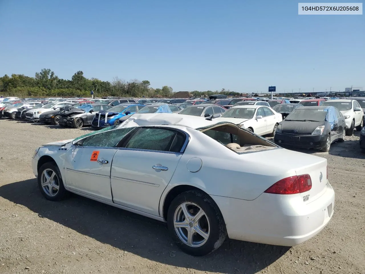 2006 Buick Lucerne Cxl VIN: 1G4HD572X6U205608 Lot: 75319644