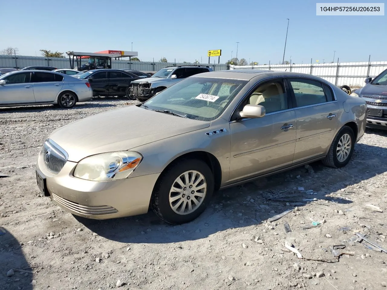 2006 Buick Lucerne Cx VIN: 1G4HP57256U206253 Lot: 75436714