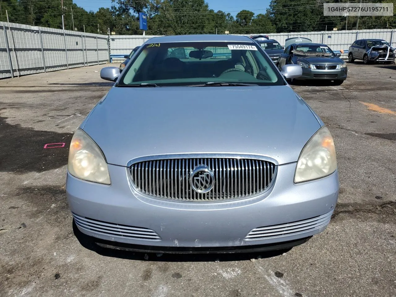 2006 Buick Lucerne Cx VIN: 1G4HP57276U195711 Lot: 75549174