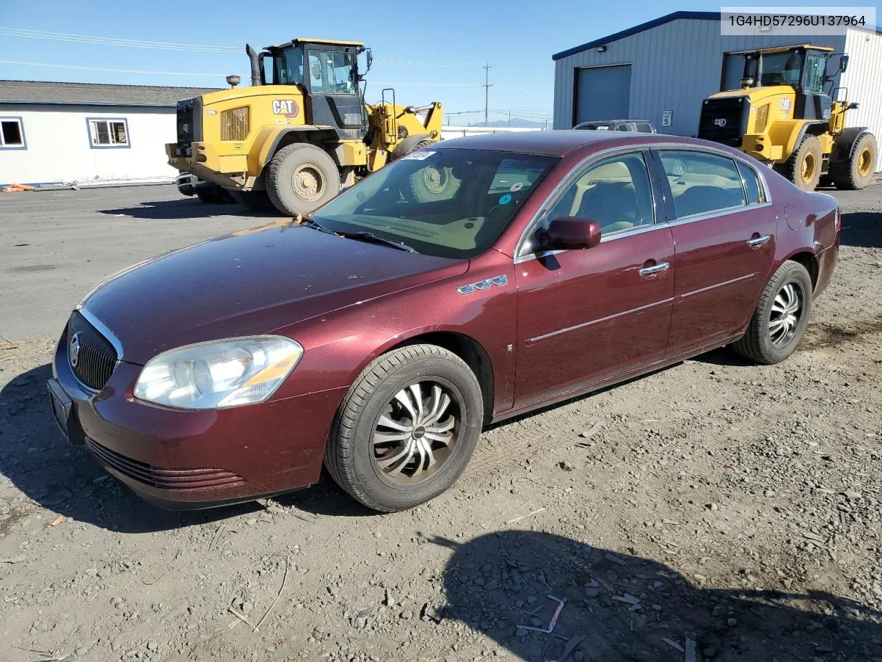 2006 Buick Lucerne Cxl VIN: 1G4HD57296U137964 Lot: 75712074