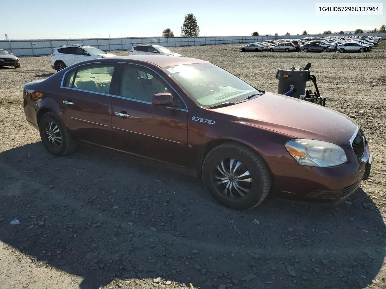 2006 Buick Lucerne Cxl VIN: 1G4HD57296U137964 Lot: 75712074