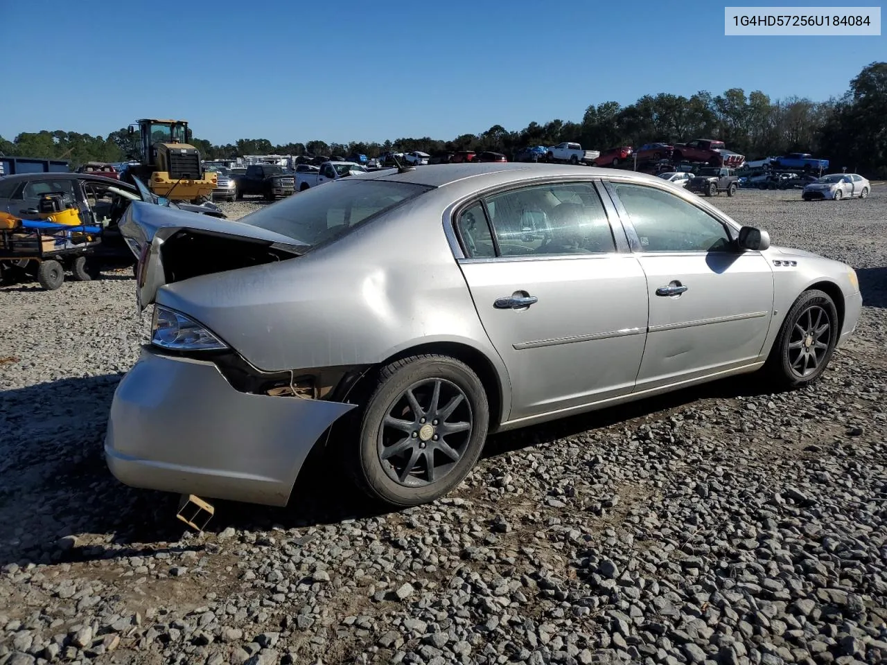 2006 Buick Lucerne Cxl VIN: 1G4HD57256U184084 Lot: 75884744