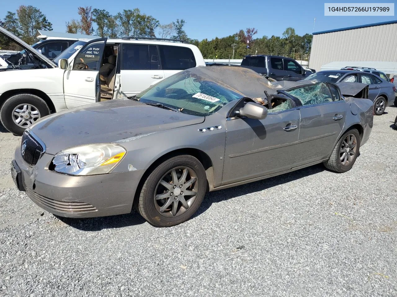 2006 Buick Lucerne Cxl VIN: 1G4HD57266U197989 Lot: 76163084