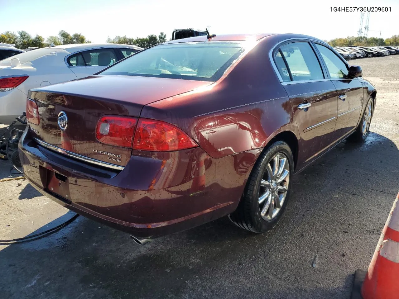 2006 Buick Lucerne Cxs VIN: 1G4HE57Y36U209601 Lot: 76197194