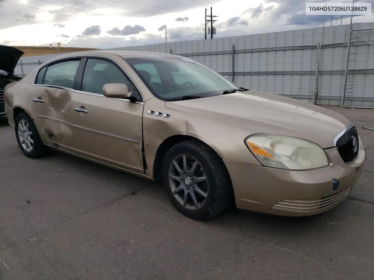 2006 Buick Lucerne Cxl VIN: 1G4HD57206U138629 Lot: 76227044