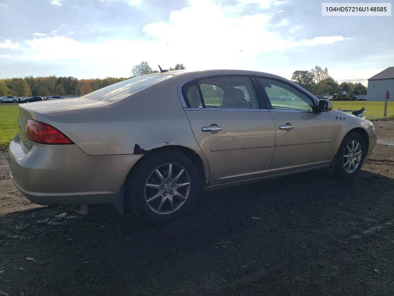 2006 Buick Lucerne Cxl VIN: 1G4HD57216U148585 Lot: 76554754