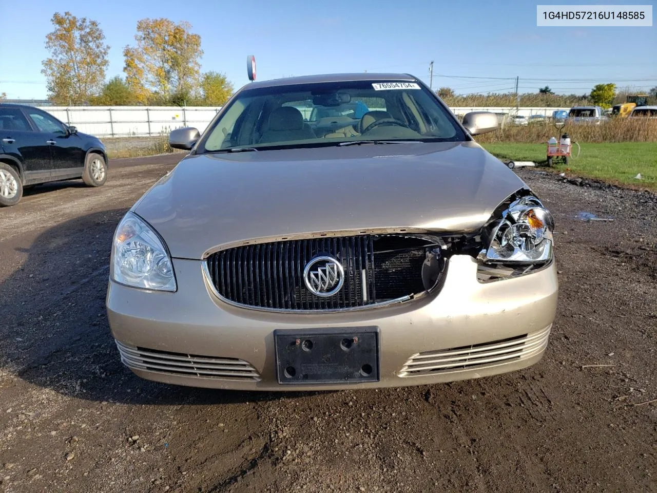 2006 Buick Lucerne Cxl VIN: 1G4HD57216U148585 Lot: 76554754