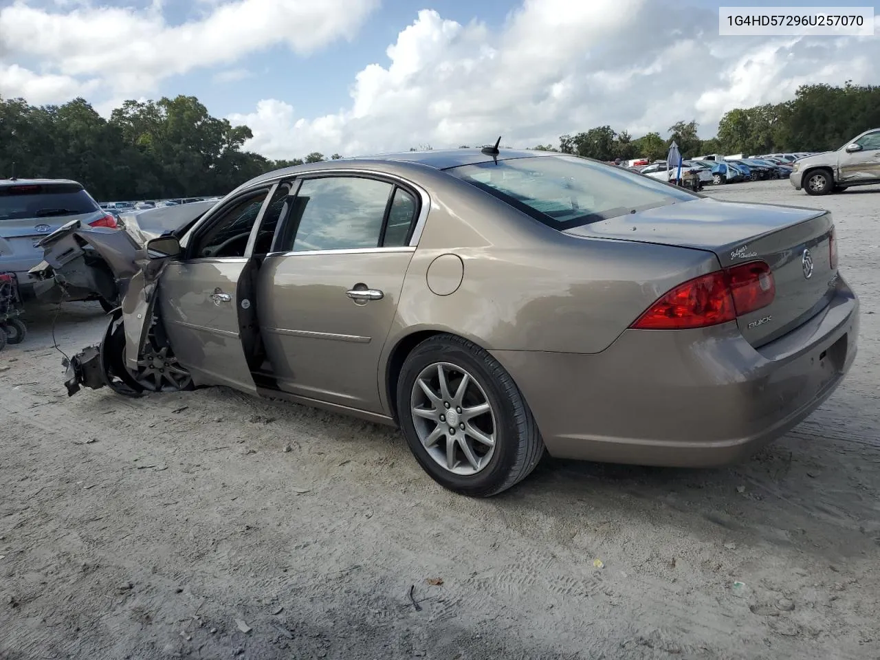 2006 Buick Lucerne Cxl VIN: 1G4HD57296U257070 Lot: 76603204