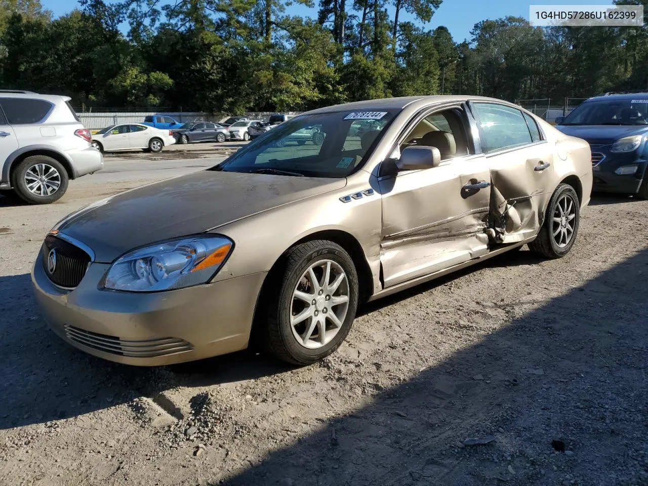 2006 Buick Lucerne Cxl VIN: 1G4HD57286U162399 Lot: 76781244