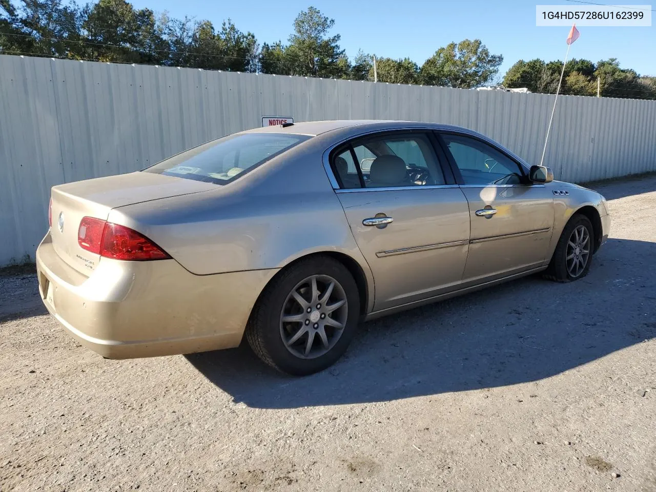 2006 Buick Lucerne Cxl VIN: 1G4HD57286U162399 Lot: 76781244