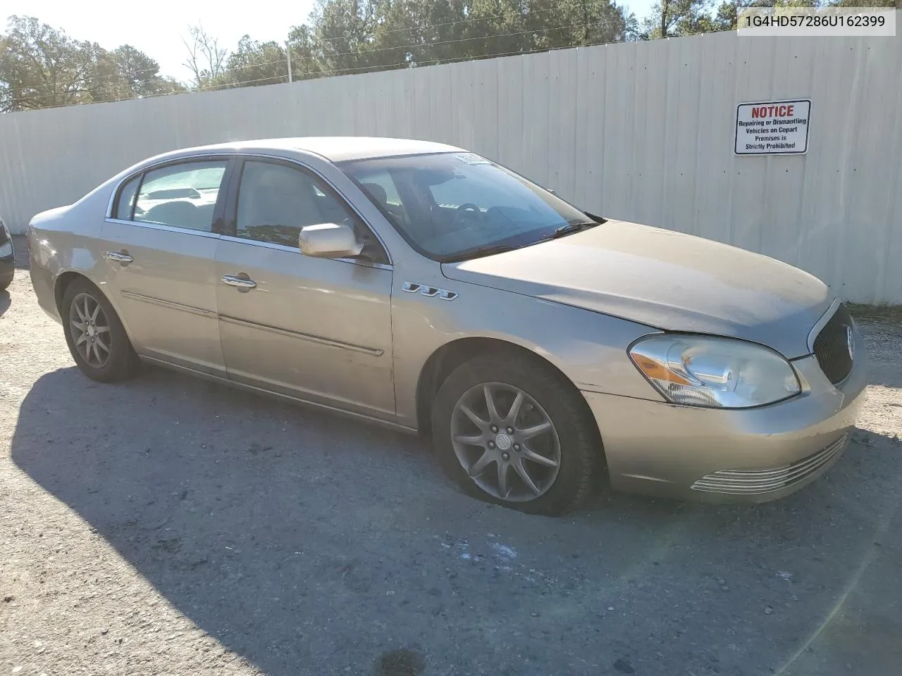 2006 Buick Lucerne Cxl VIN: 1G4HD57286U162399 Lot: 76781244