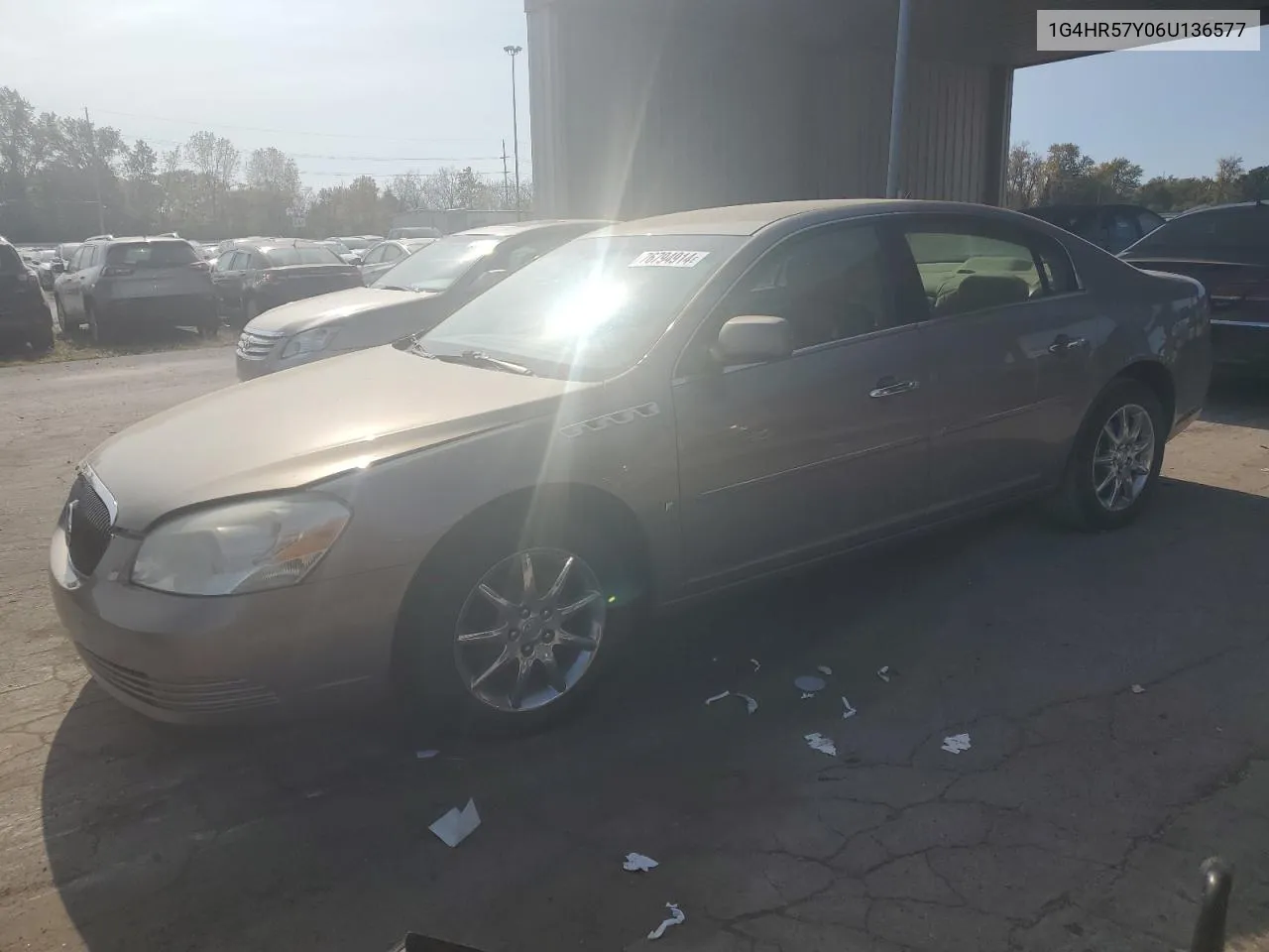 2006 Buick Lucerne Cxl VIN: 1G4HR57Y06U136577 Lot: 76794914