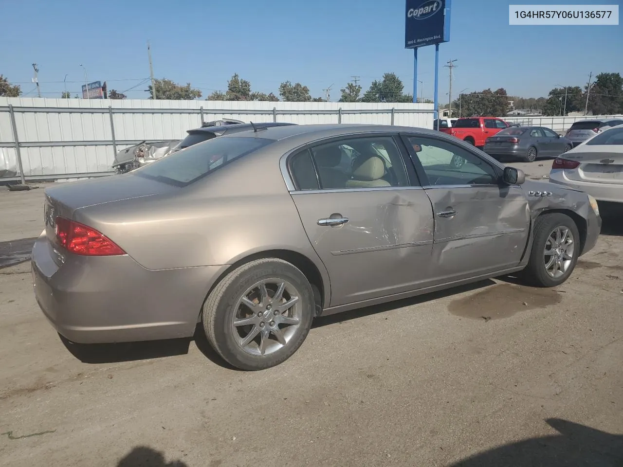 2006 Buick Lucerne Cxl VIN: 1G4HR57Y06U136577 Lot: 76794914