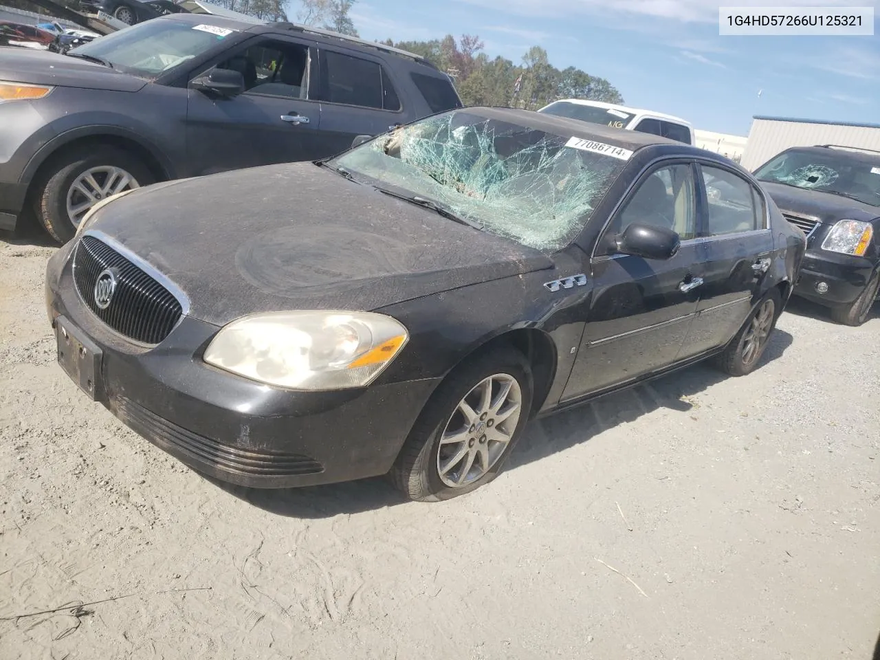 2006 Buick Lucerne Cxl VIN: 1G4HD57266U125321 Lot: 77086714