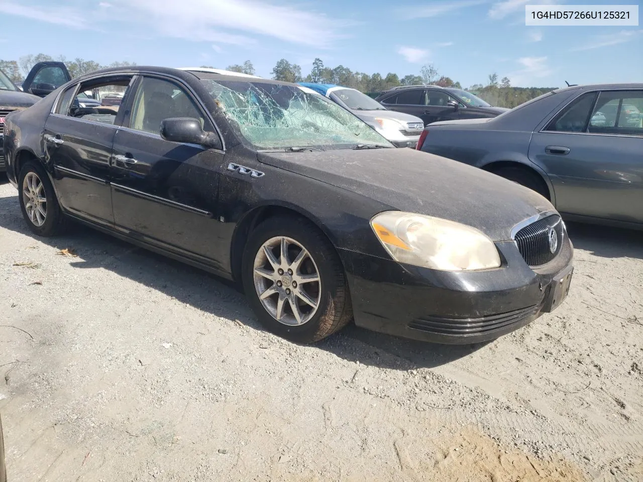 2006 Buick Lucerne Cxl VIN: 1G4HD57266U125321 Lot: 77086714