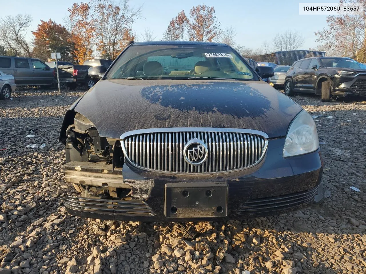 2006 Buick Lucerne Cx VIN: 1G4HP57206U183657 Lot: 77460374