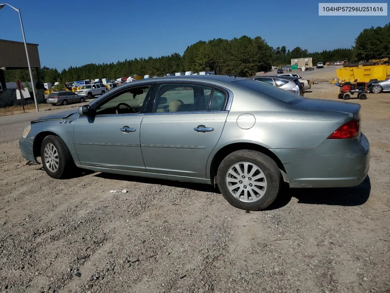 2006 Buick Lucerne Cx VIN: 1G4HP57296U251616 Lot: 77467684