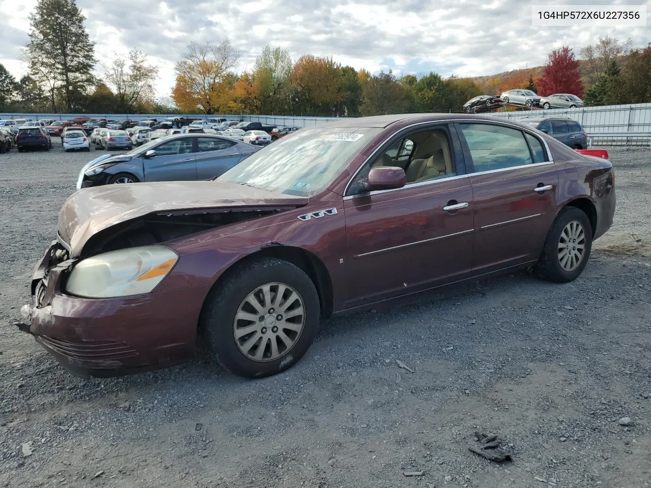 2006 Buick Lucerne Cx VIN: 1G4HP572X6U227356 Lot: 77562974