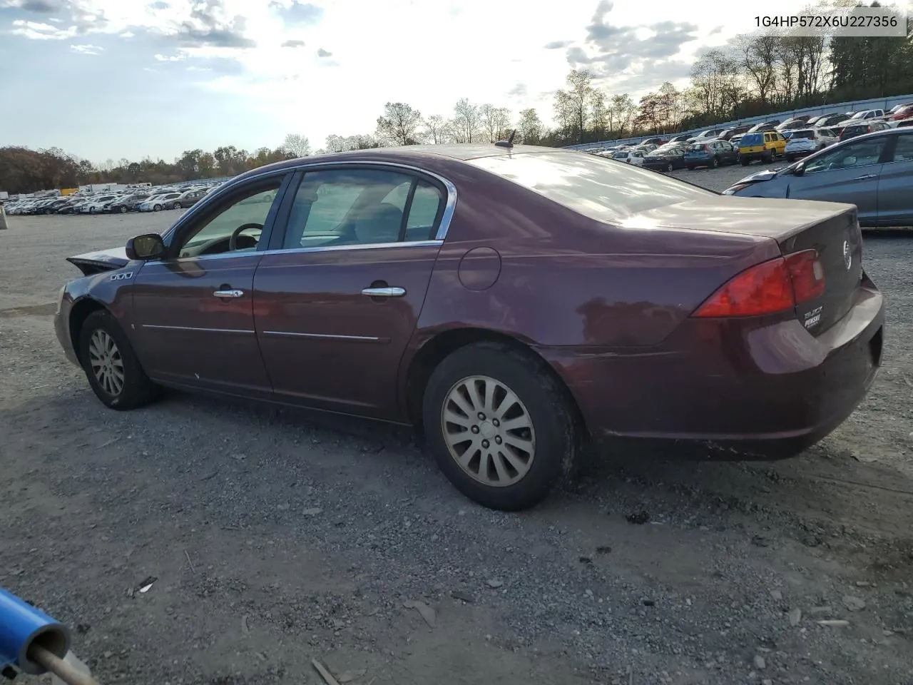 2006 Buick Lucerne Cx VIN: 1G4HP572X6U227356 Lot: 77562974