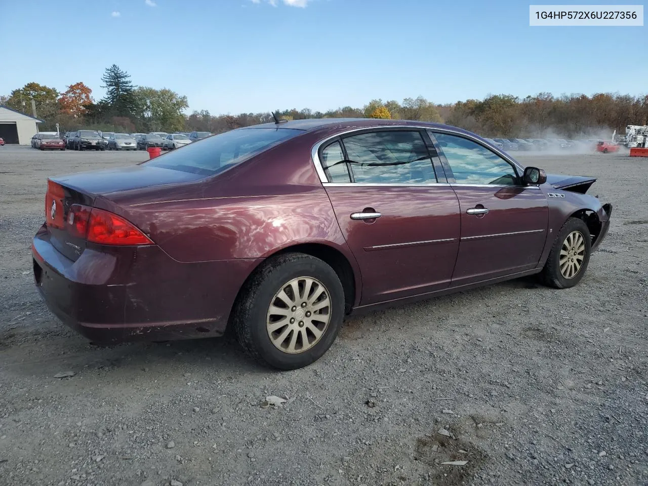 2006 Buick Lucerne Cx VIN: 1G4HP572X6U227356 Lot: 77562974