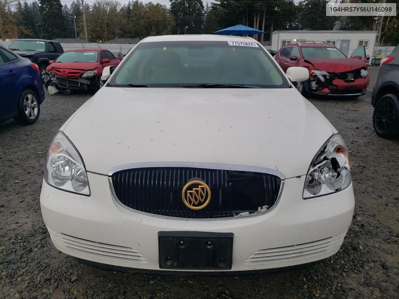 2006 Buick Lucerne Cxl VIN: 1G4HR57Y56U146098 Lot: 77575824