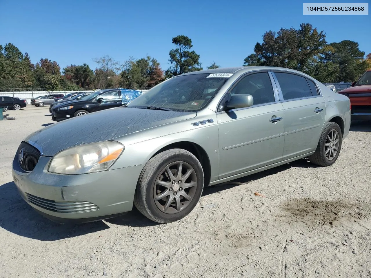 2006 Buick Lucerne Cxl VIN: 1G4HD57256U234868 Lot: 77633304