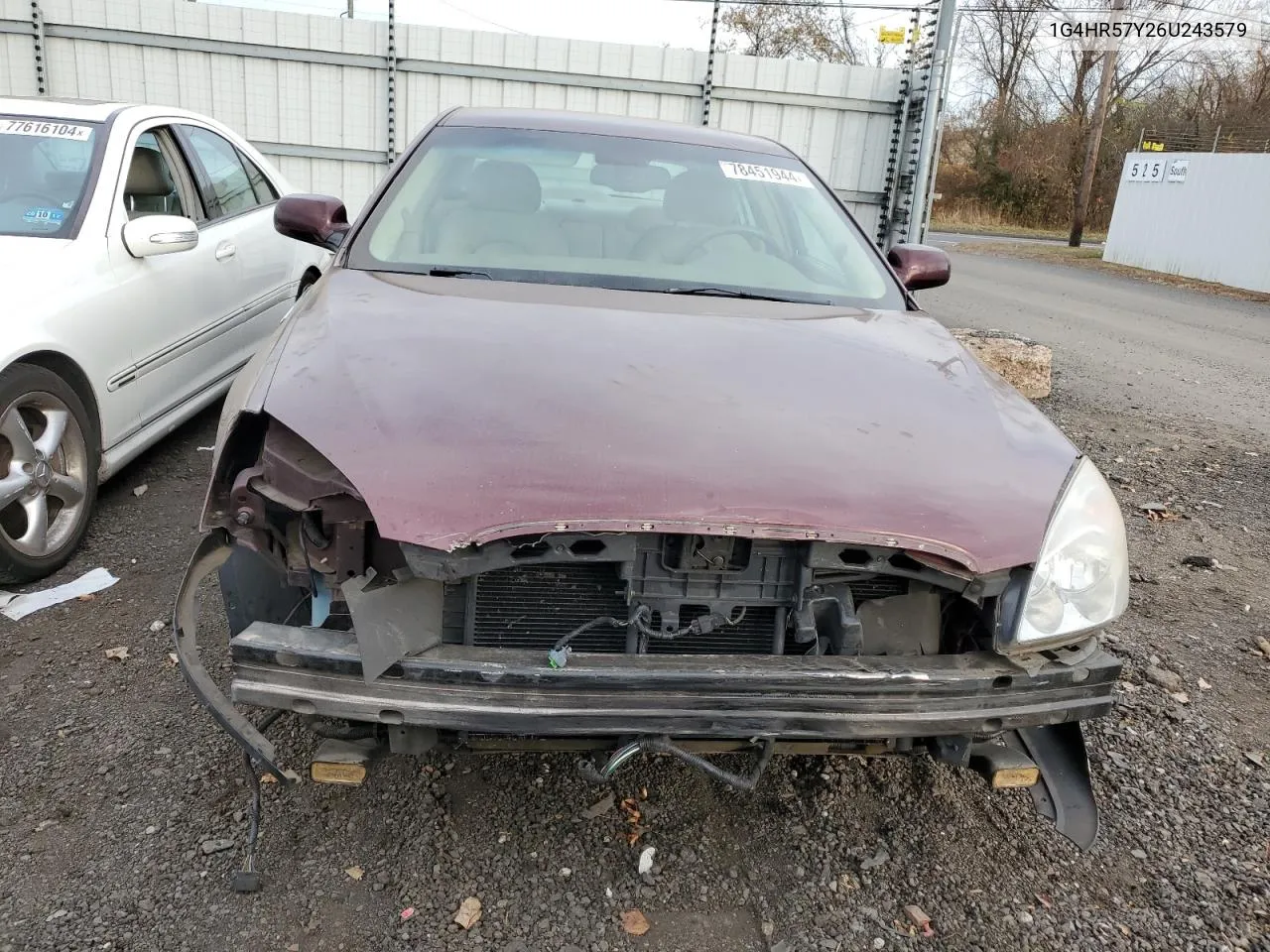 2006 Buick Lucerne Cxl VIN: 1G4HR57Y26U243579 Lot: 78451944