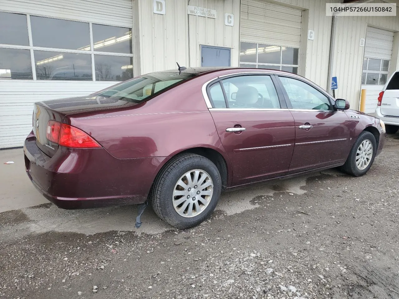 2006 Buick Lucerne Cx VIN: 1G4HP57266U150842 Lot: 78634924