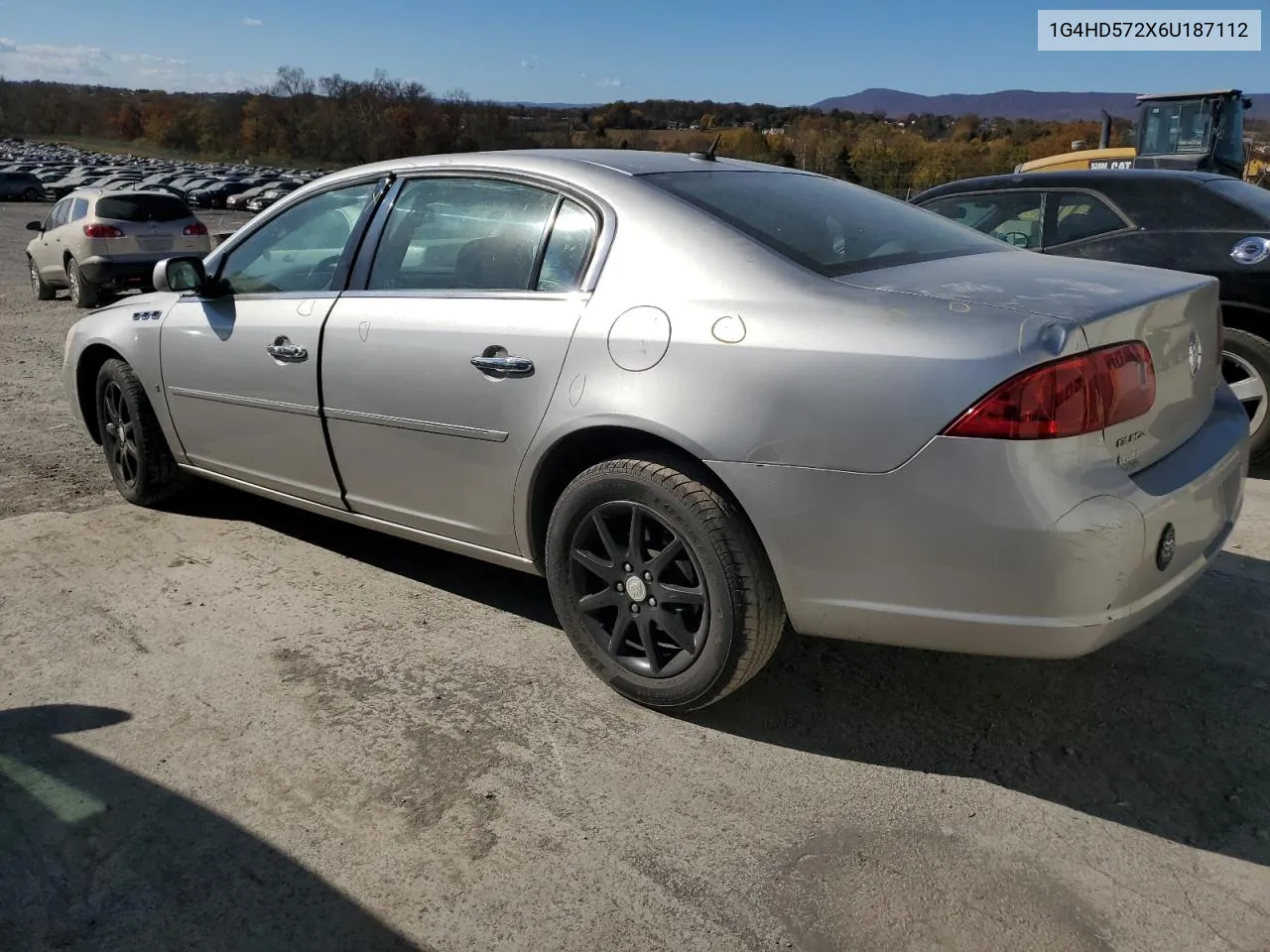 2006 Buick Lucerne Cxl VIN: 1G4HD572X6U187112 Lot: 78752674