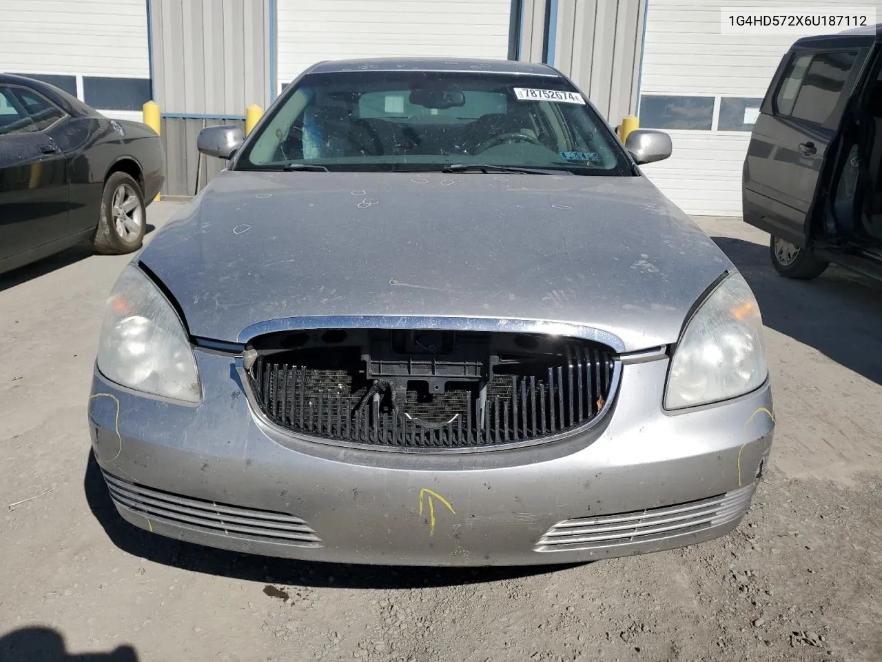 2006 Buick Lucerne Cxl VIN: 1G4HD572X6U187112 Lot: 78752674