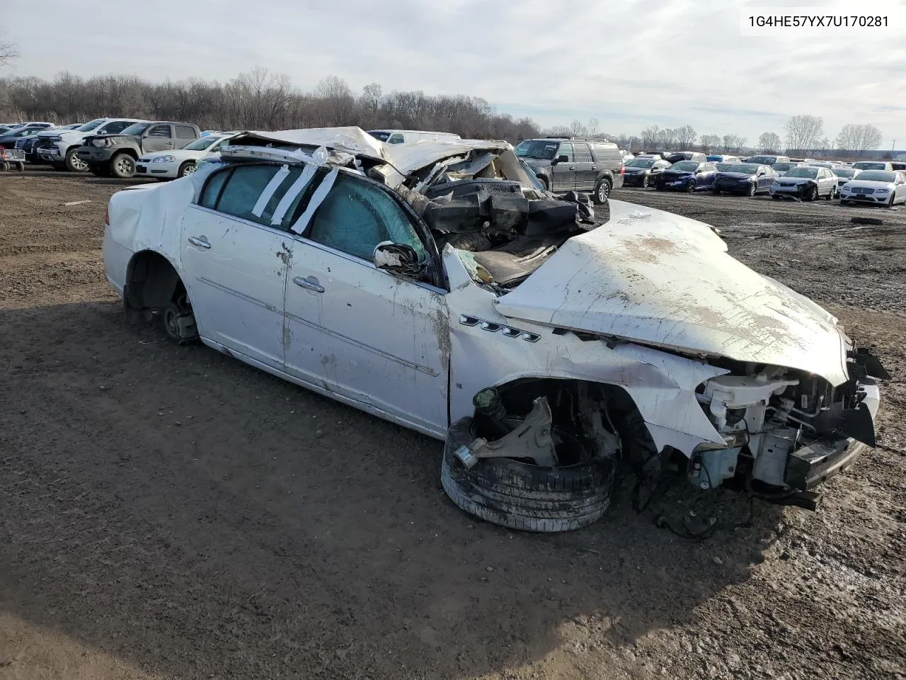 2007 Buick Lucerne Cxs VIN: 1G4HE57YX7U170281 Lot: 38005824