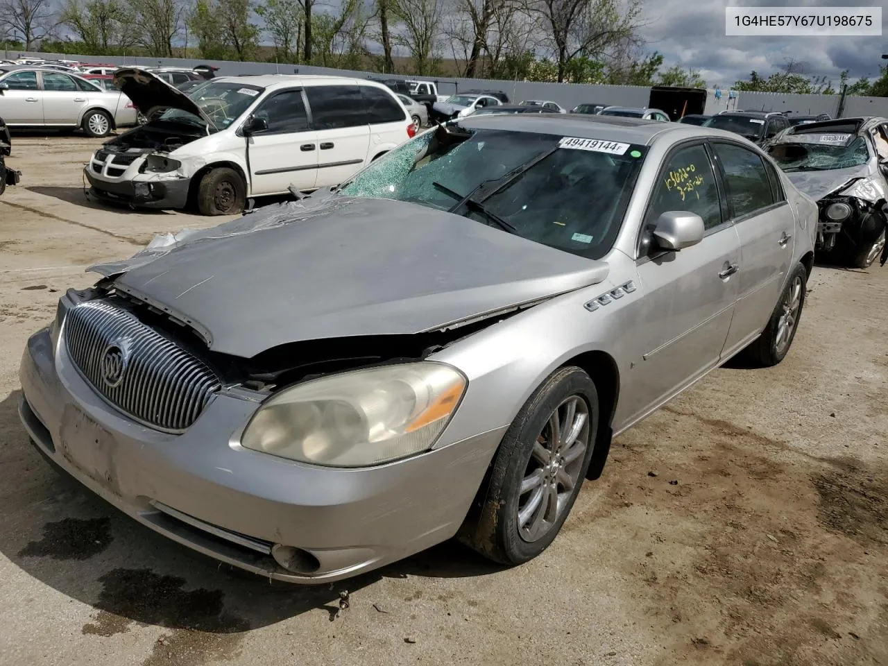 2007 Buick Lucerne Cxs VIN: 1G4HE57Y67U198675 Lot: 49419144