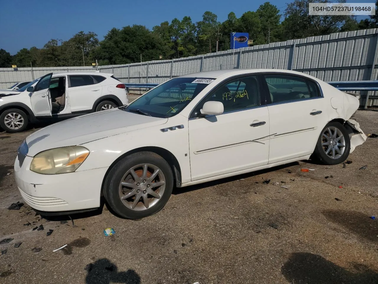 2007 Buick Lucerne Cxl VIN: 1G4HD57237U198468 Lot: 50613954