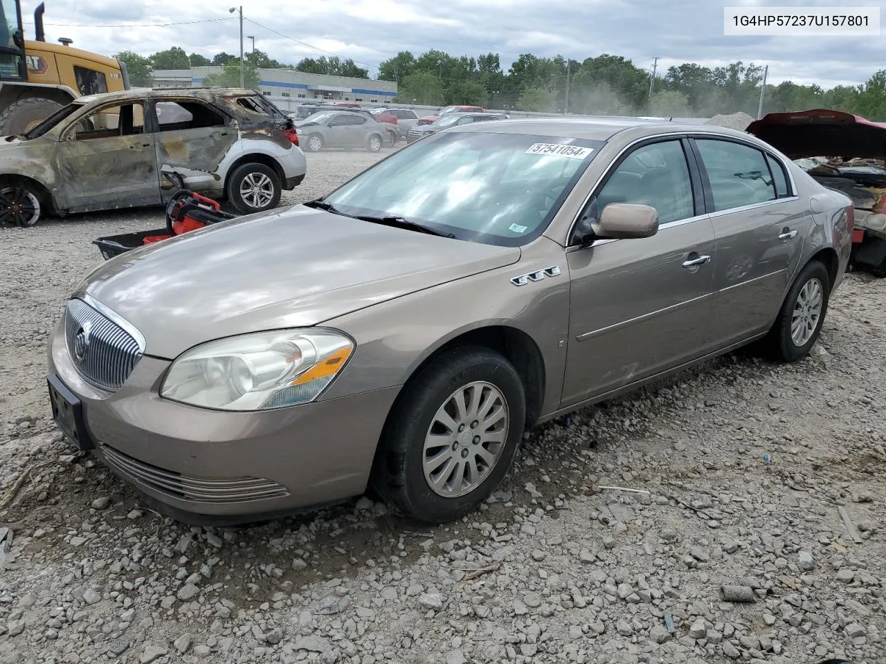 2007 Buick Lucerne Cx VIN: 1G4HP57237U157801 Lot: 57541054