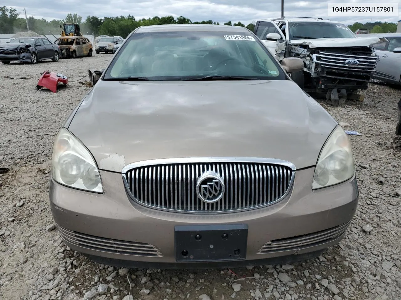 2007 Buick Lucerne Cx VIN: 1G4HP57237U157801 Lot: 57541054