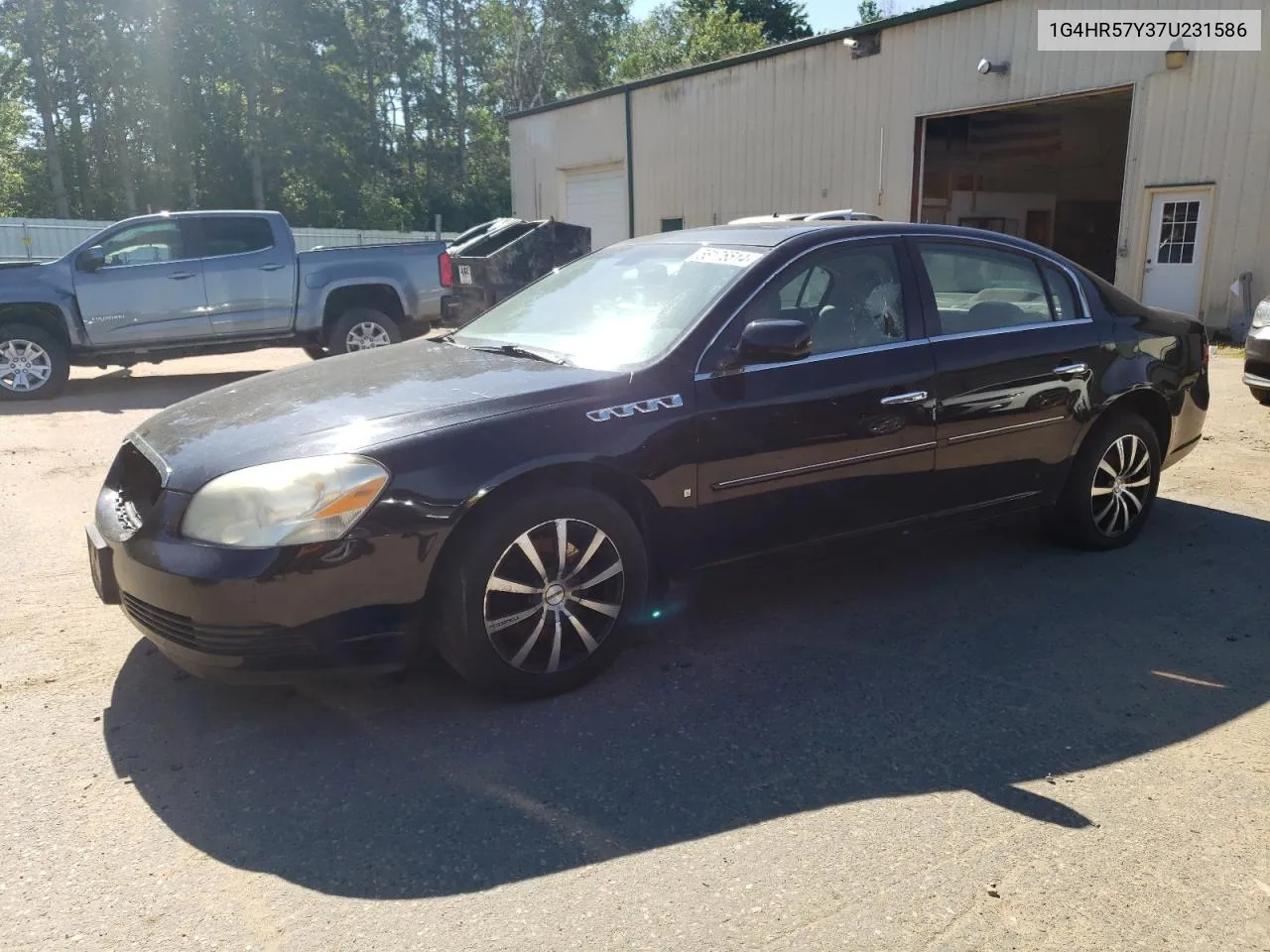 2007 Buick Lucerne Cxl VIN: 1G4HR57Y37U231586 Lot: 58176514