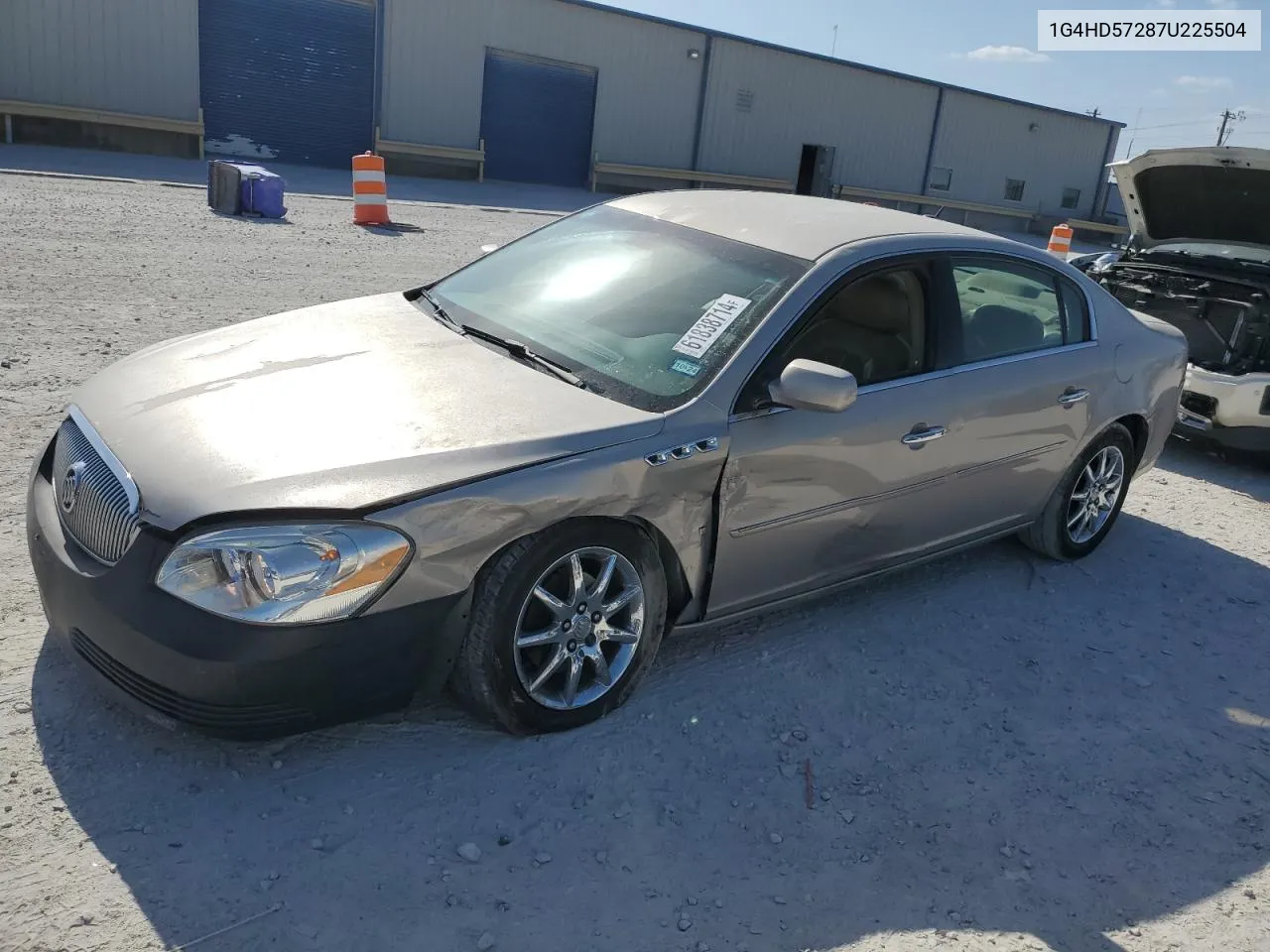 2007 Buick Lucerne Cxl VIN: 1G4HD57287U225504 Lot: 61838714