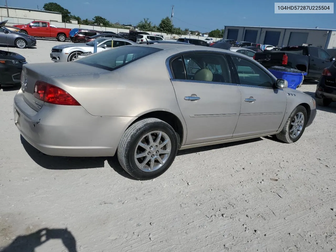 2007 Buick Lucerne Cxl VIN: 1G4HD57287U225504 Lot: 61838714