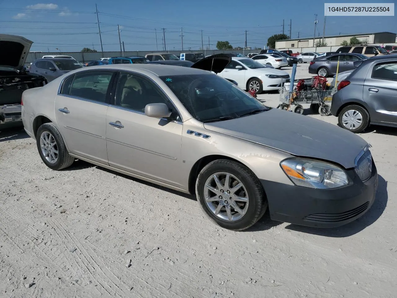 2007 Buick Lucerne Cxl VIN: 1G4HD57287U225504 Lot: 61838714