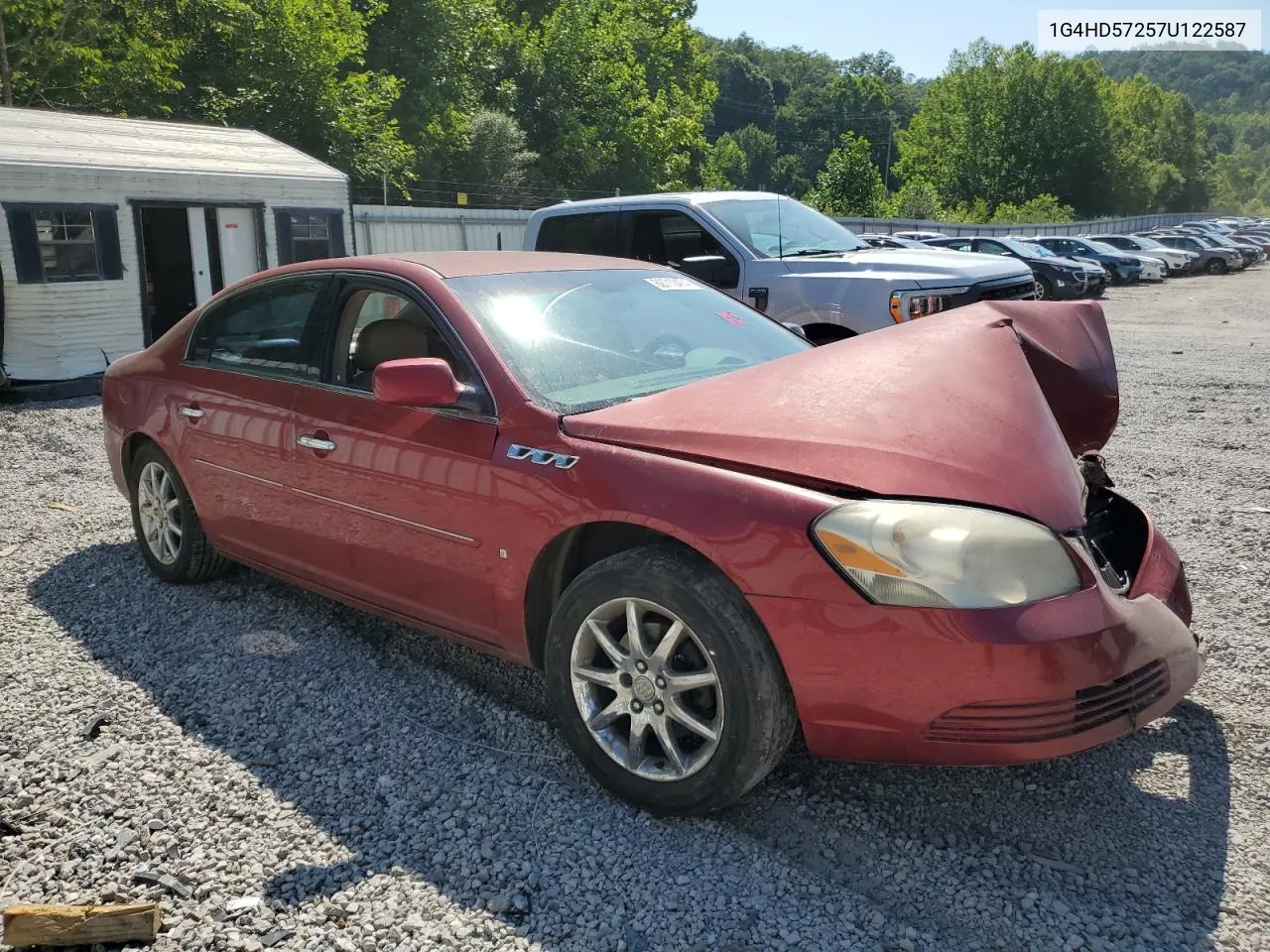 2007 Buick Lucerne Cxl VIN: 1G4HD57257U122587 Lot: 62710474