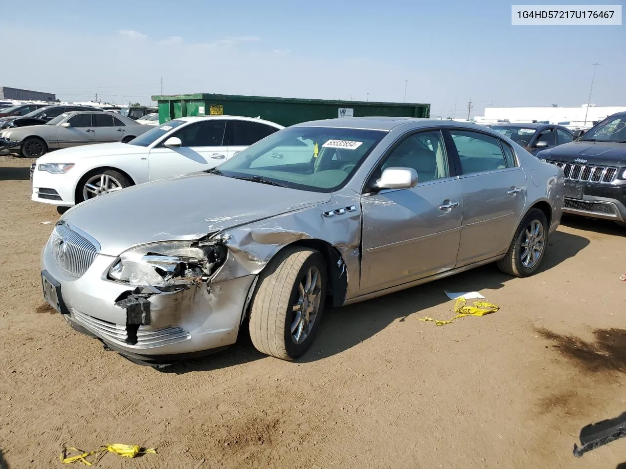 2007 Buick Lucerne Cxl VIN: 1G4HD57217U176467 Lot: 65532854