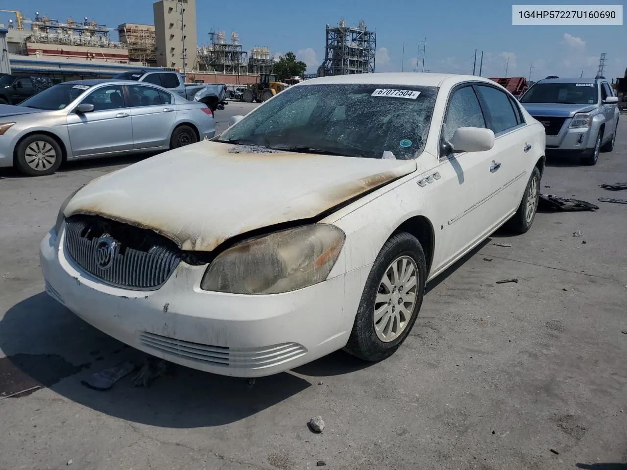 2007 Buick Lucerne Cx VIN: 1G4HP57227U160690 Lot: 67077504