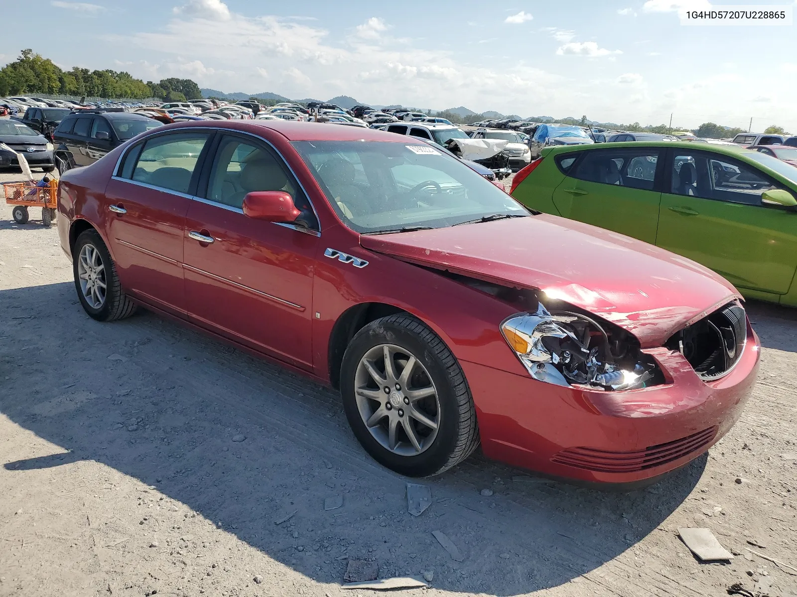 2007 Buick Lucerne Cxl VIN: 1G4HD57207U228865 Lot: 67983324